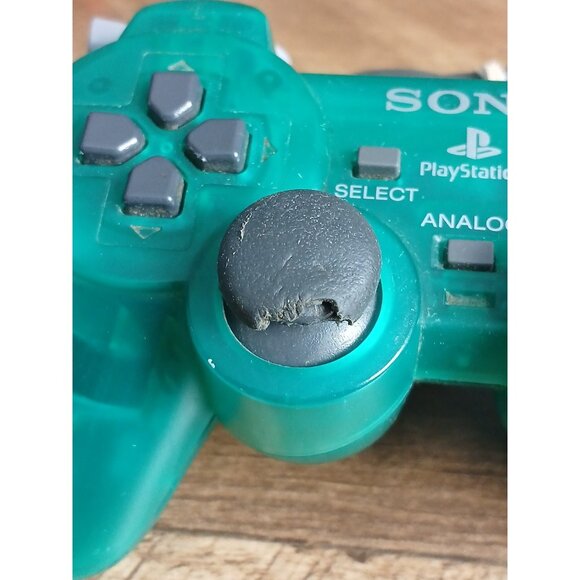 Sony PlayStation 2 PS2 OEM DUALSHOCK 2 Emerald Green Controller (SCPH-10010) - Picture 2 of 10